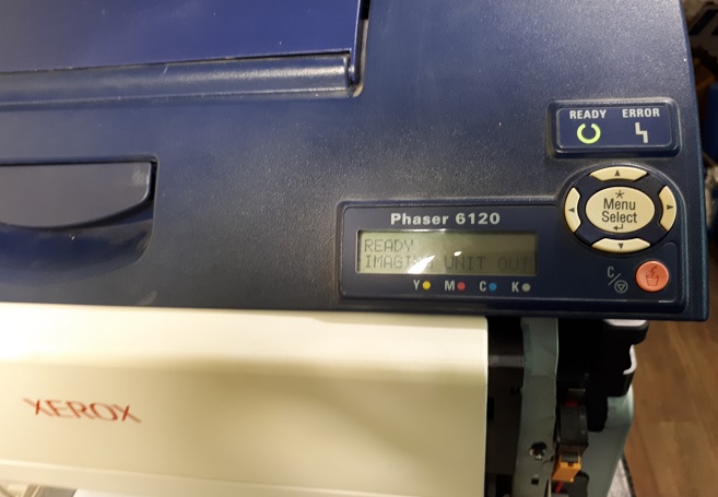 ремонт xerox 6120 замятие